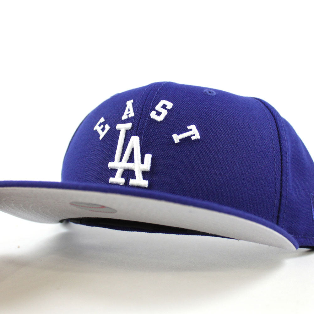 East Los Angeles Dodgers New Era 59Fifty Fitted Hat (Grey Under Brim) -  Grey Bottom Fitteds - Custom 59Fifty Caps – ECAPCITY