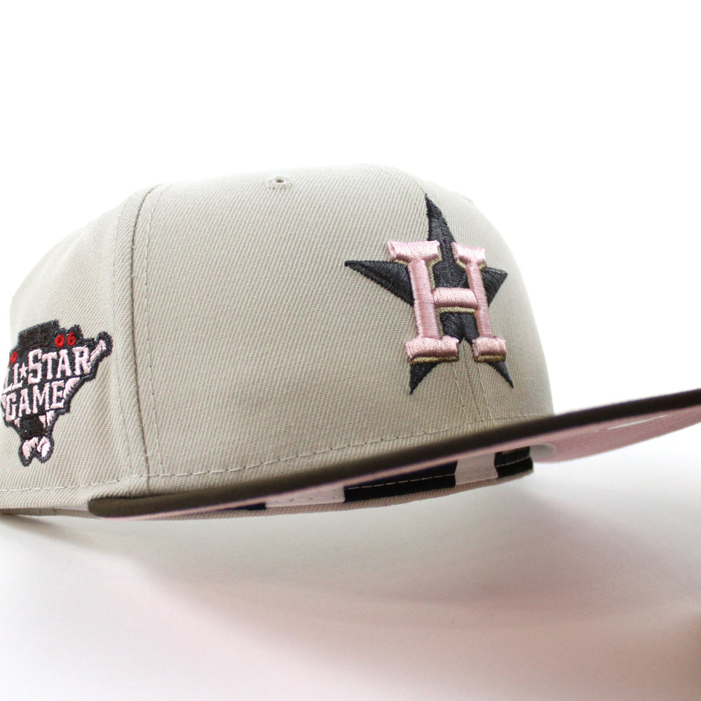 Houston Astros 2Tone 60 Year Patch Cherry Sundae Pink Brim – Rebeaters