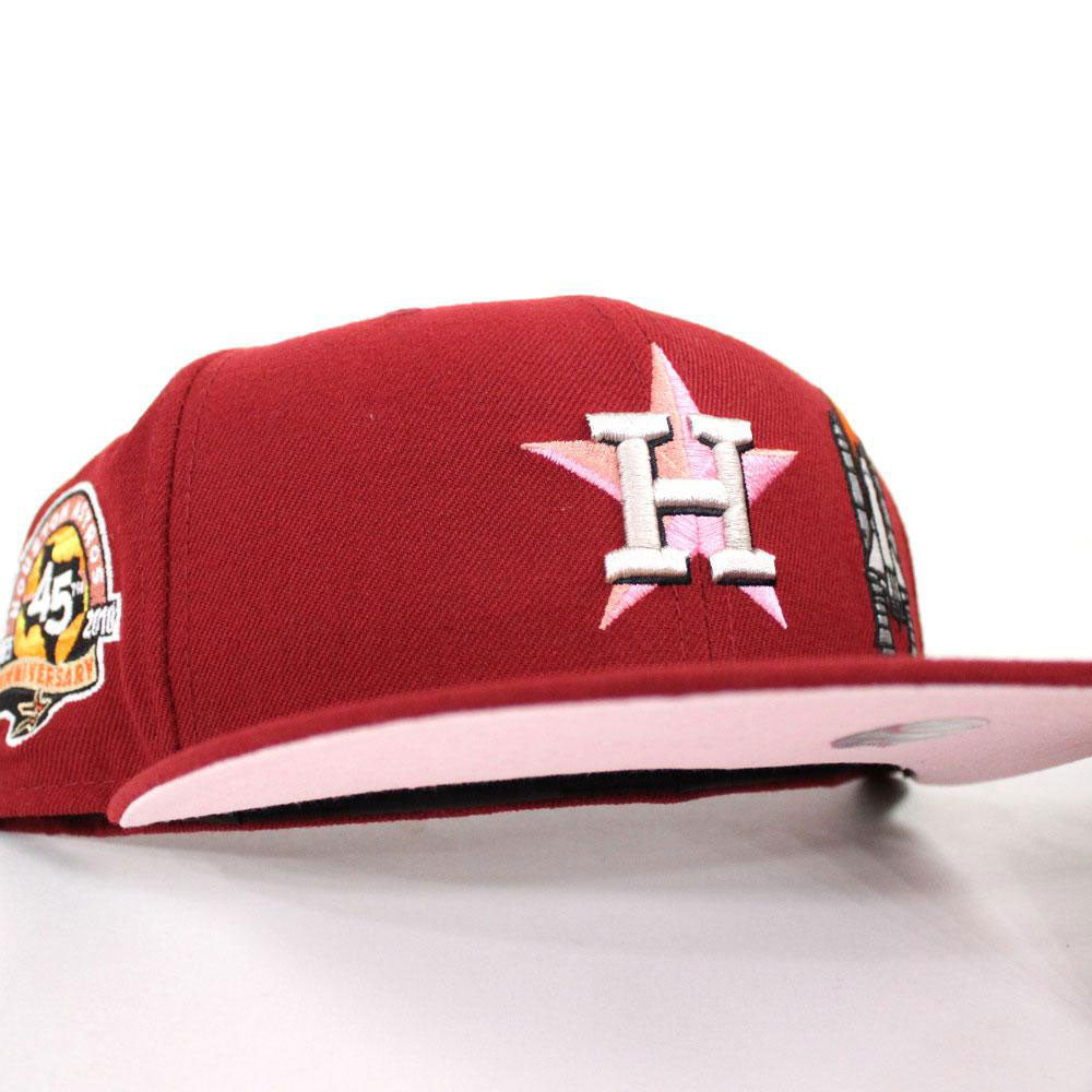Houston Astros 45TH ANNIVERSARY New Era 59Fifty Fitted Hat (Glow in Th ...