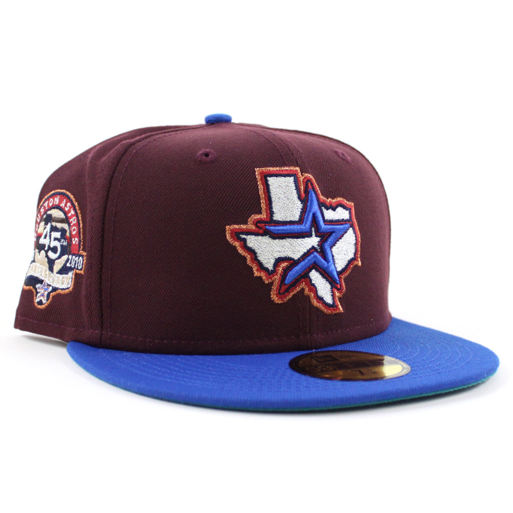 New Era Coops 59Fifty Rc Houston Astros Cap (maroon/beige)
