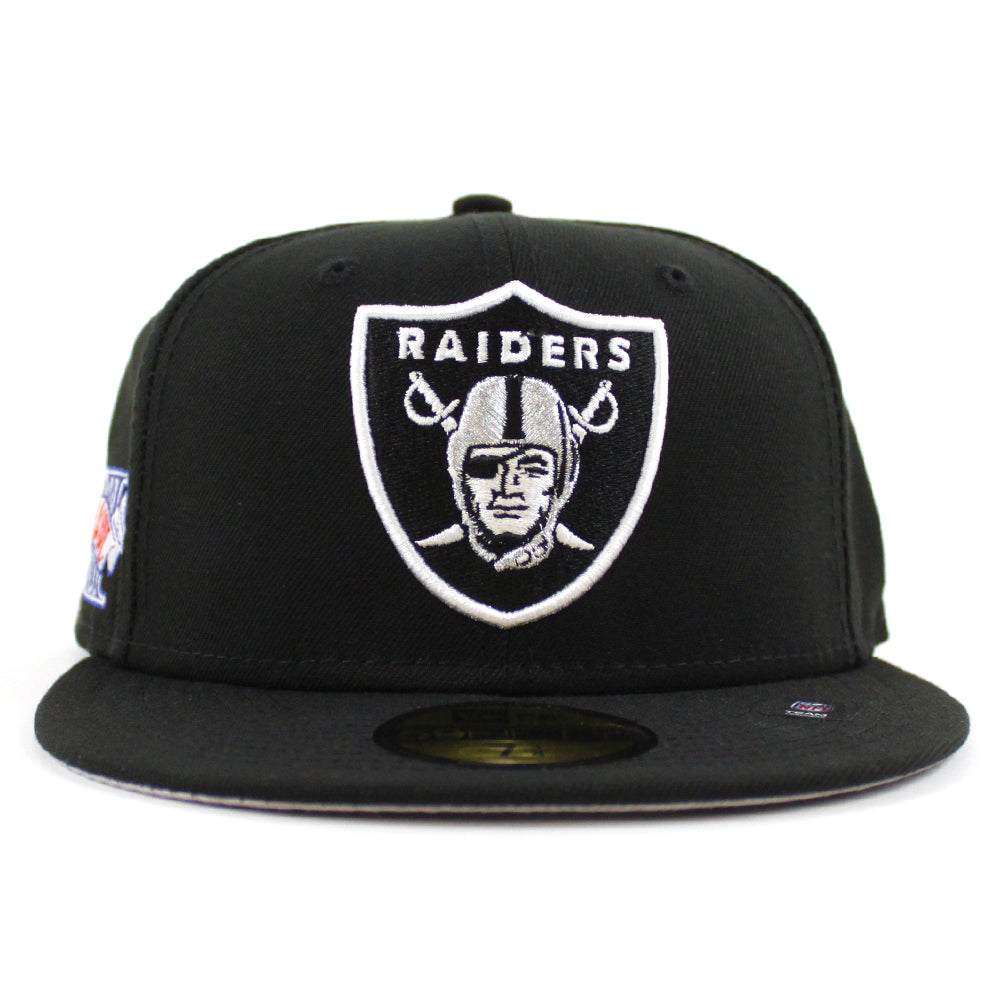 Vintage LA Raiders New Era Fitted Hat (Grey Underbrim) Nfl football 90s –  For All To Envy