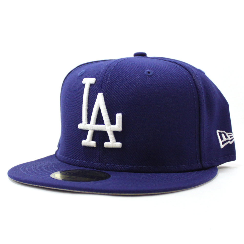 Los Angeles Dodgers 1958 New Era 59Fifty Fitted Hat (Blue Gray Under B ...