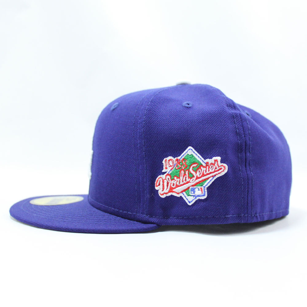 Los Angeles Dodgers 1988 World Serie New Era 59FIFTY Fitted Hat (Gray Under BRIM) - La Dodgers Side Patch Fitteds - Custom 59FIFTY Caps 7 1/4