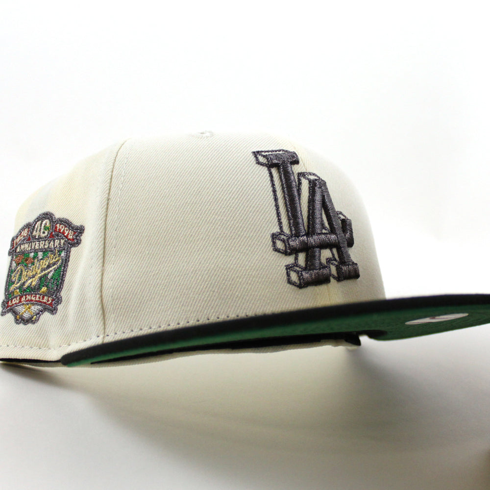 Los Angeles Dodgers New Era All Black And Kelly Green Bottom With