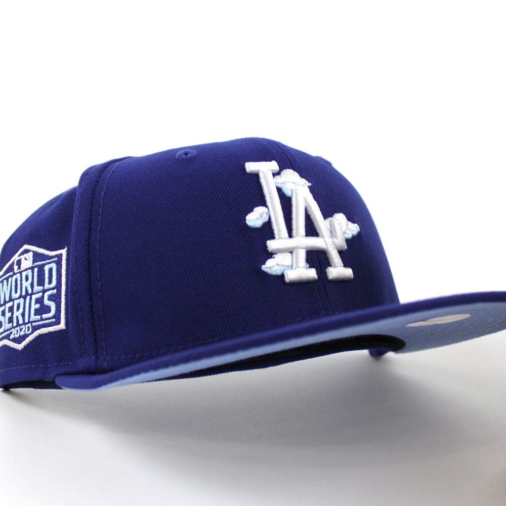 Los Angeles Dodgers 2020 WORLD SERIES SILVER-BOTTOM Royal Fitted