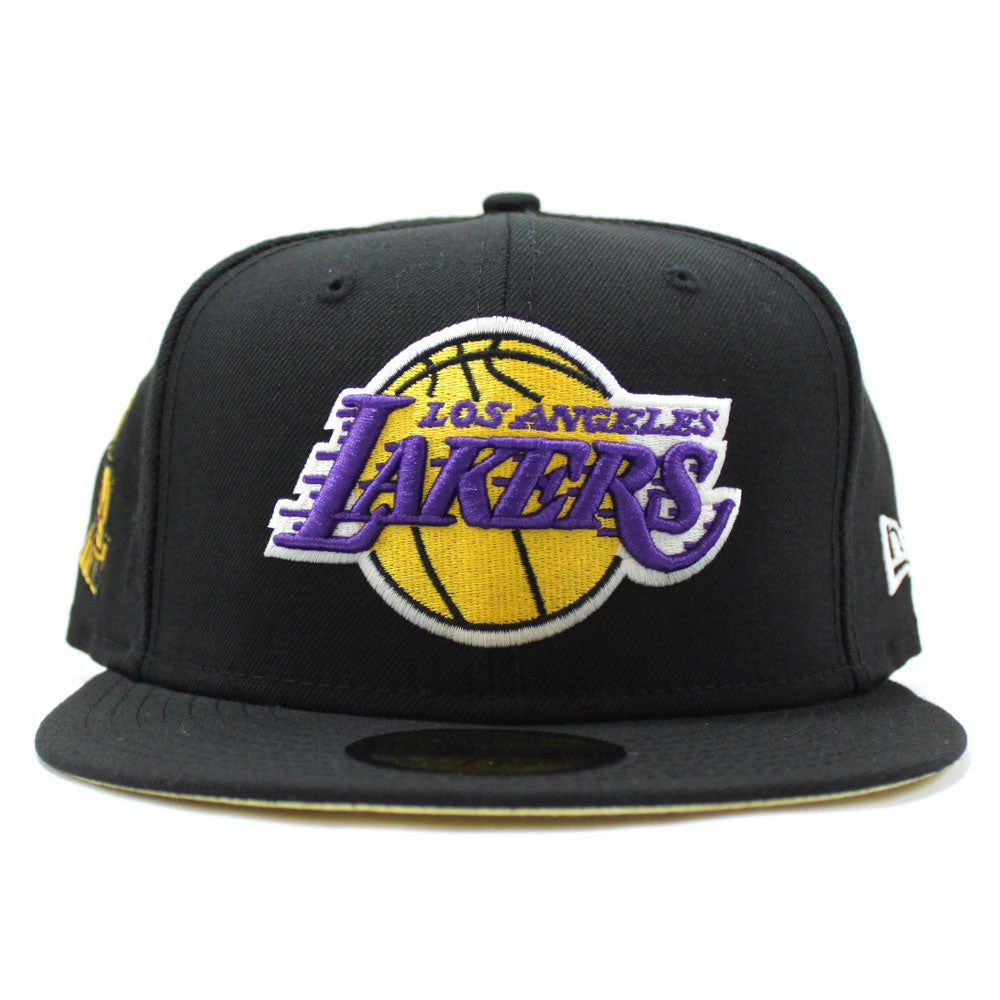 Los Angeles Lakers Fitted New Era 59Fifty 2020 Champs Banner Patch Cap Hat  Grey UV