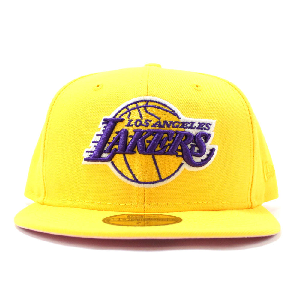 LOS ANGELES LAKERS LOGO 5 PANEL HAT OMBRE (BLUE/WHITE/PINK) – Pro Standard