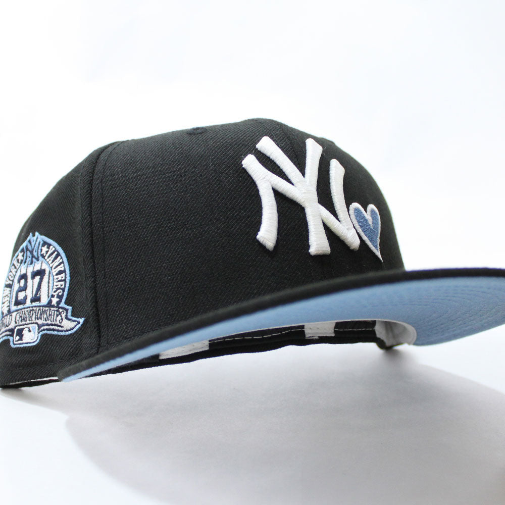 NY Yankees Basic New Era 59FIFTY Sky Blue Fitted Hat – USA CAP KING