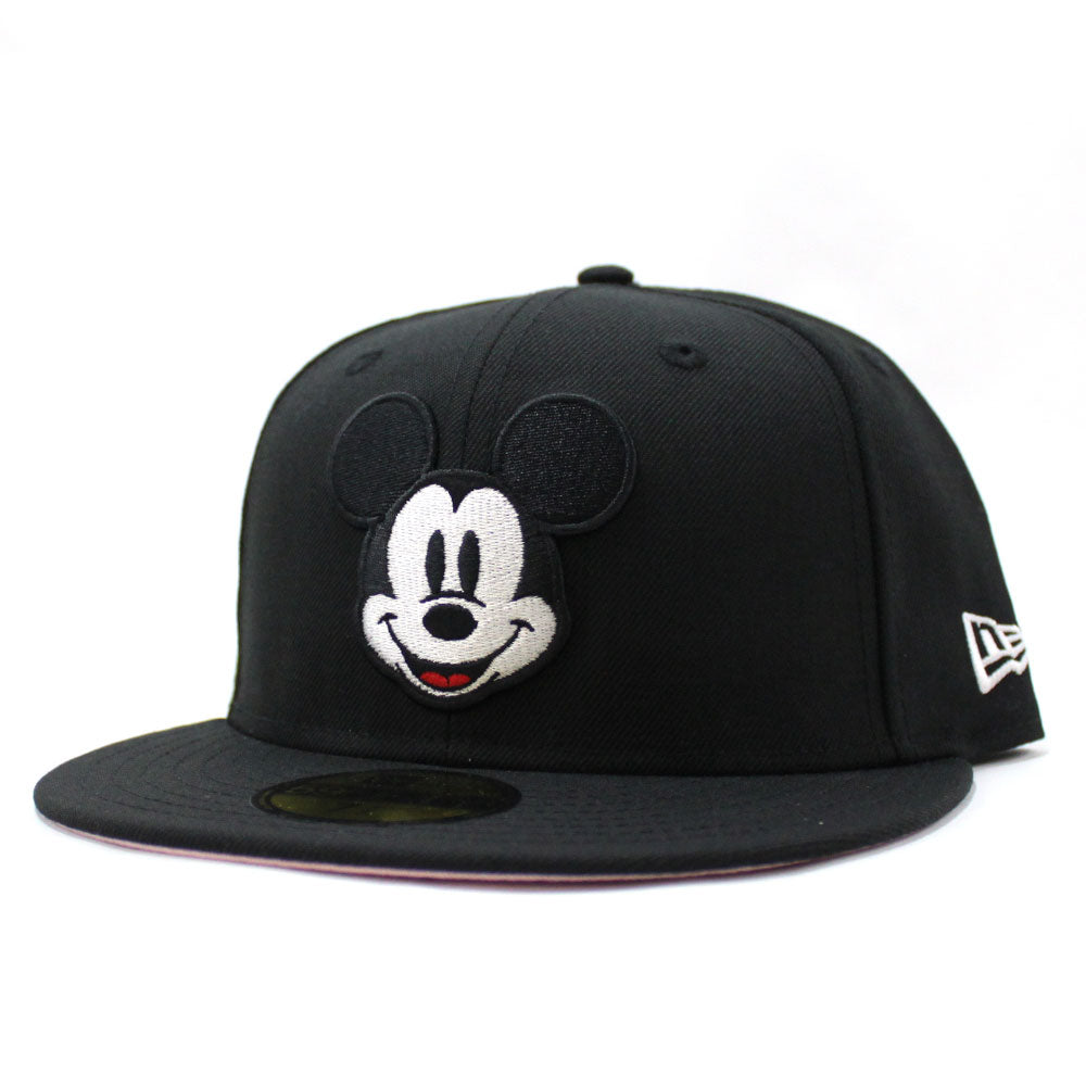 MICKEY MOUSE New Era 59Fifty Fitted Hat (Black Pink Under Brim) – ECAPCITY