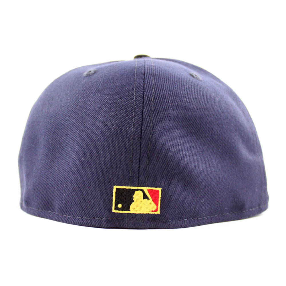 Milwaukee Brewers 1982 World Series New Era 59FIFTY Fitted Hat (GITD Purple Mint Under BRIM) 7 1/8