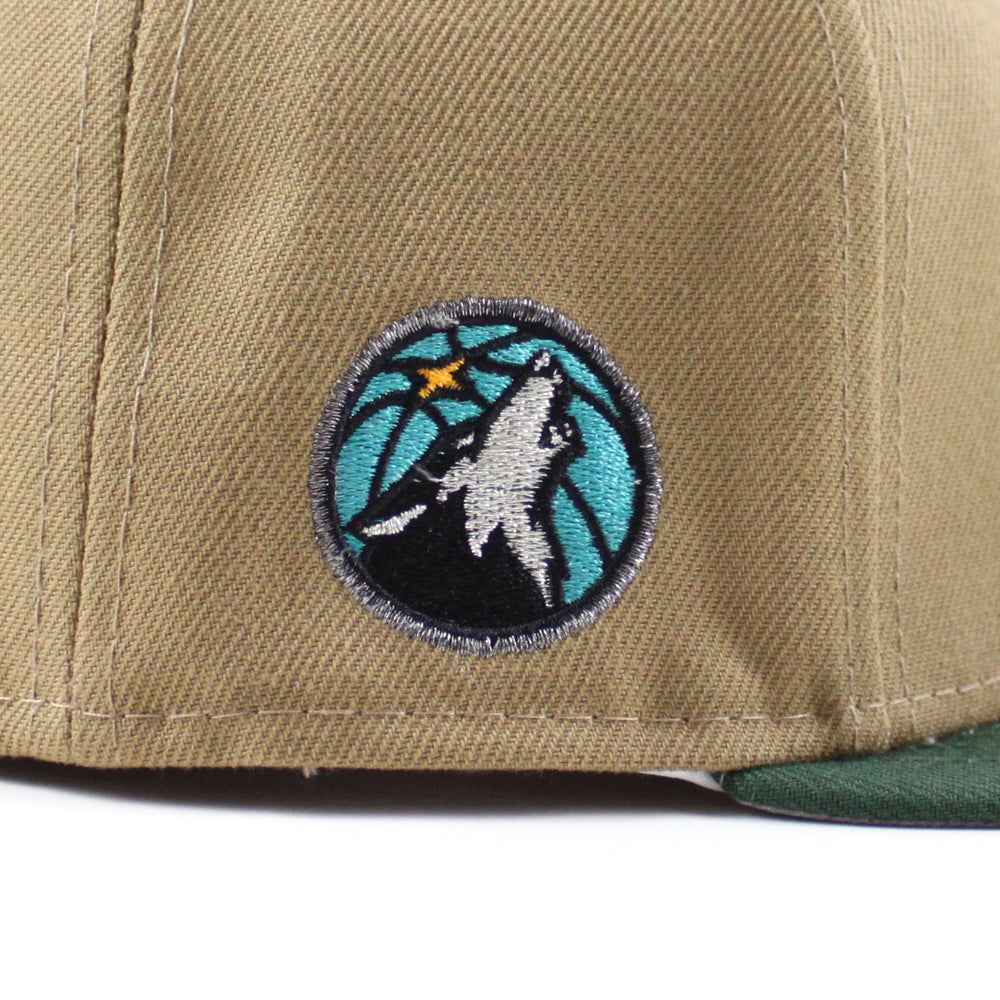 Men's Vancouver Grizzlies X Vancity New Era 59FIFTY Teal Brown trim Fitted  Hat