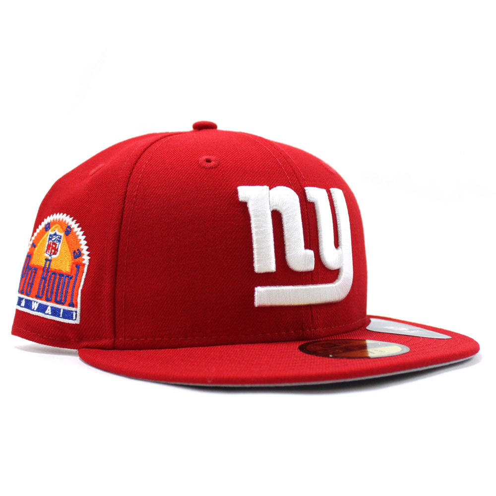 New York Giants 59Fifty New Era Fitted Hat (TEAM COLOR RED GRAY UNDER BRIM)