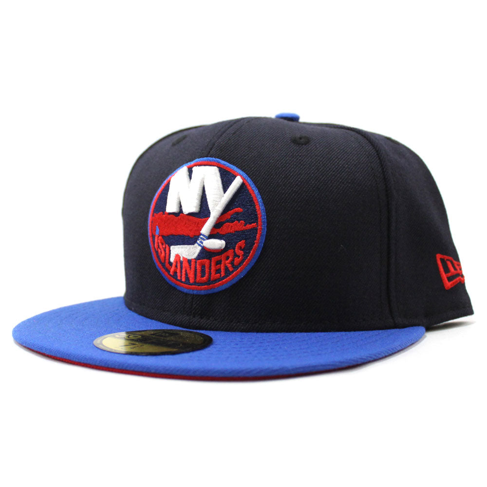 Mitchell & Ness New York Islanders 25th Anniversary Edition Dynasty Fitted  Hat, EXCLUSIVE HATS, CAPS