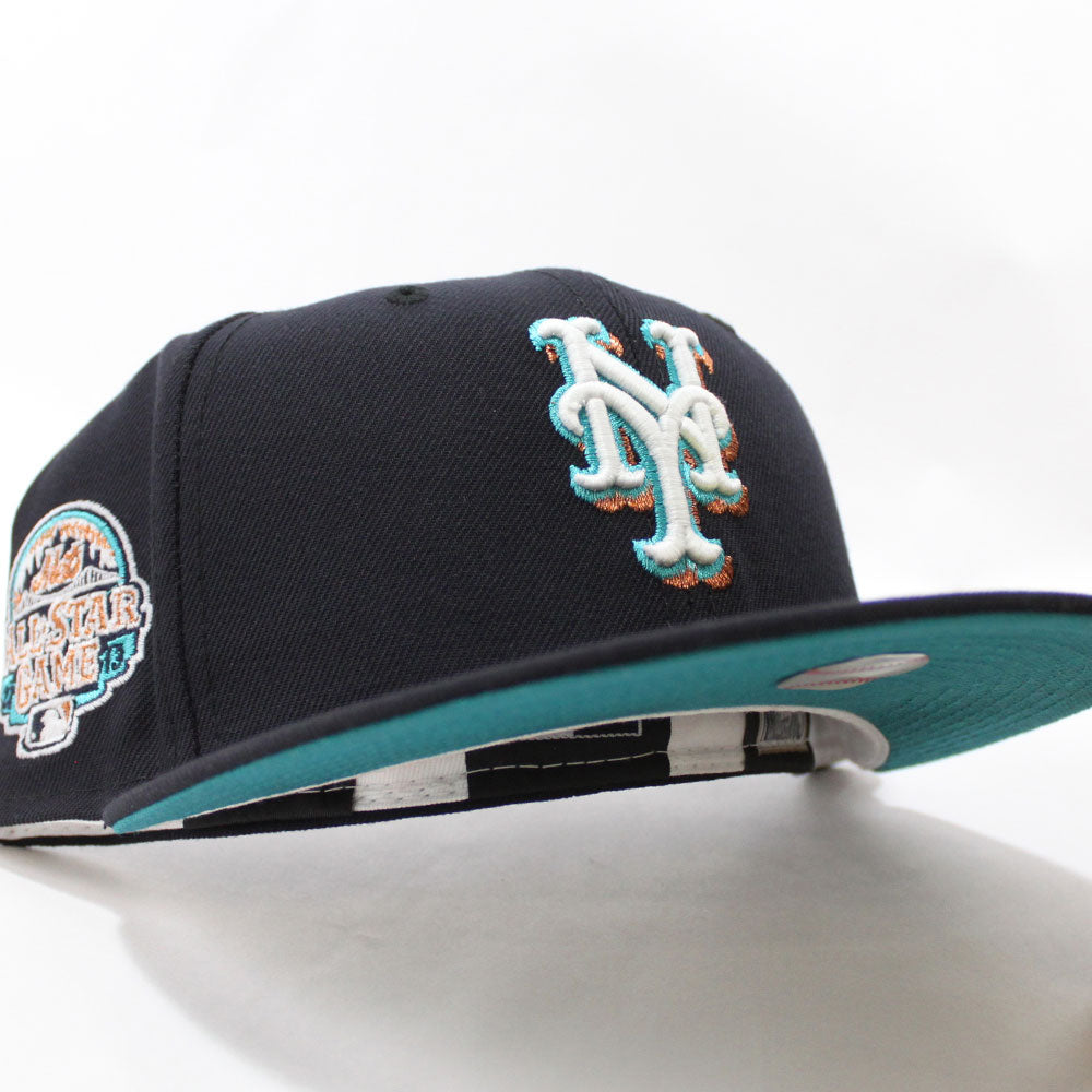 New York Mets 2013 All Star Game New Era 59Fifty Fitted Hat (Walnut  Cardinal Azur Blue Under Brim) in 2023