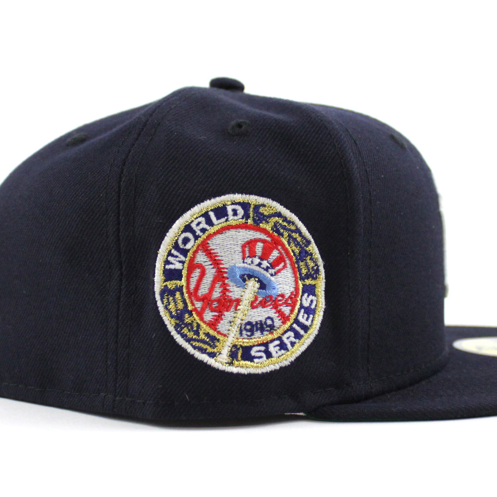 New York Yankees 1949 World Series Yankee Stadium New Era 59Fifty Fitted  Hat (GITD Navy Green Under Brim)