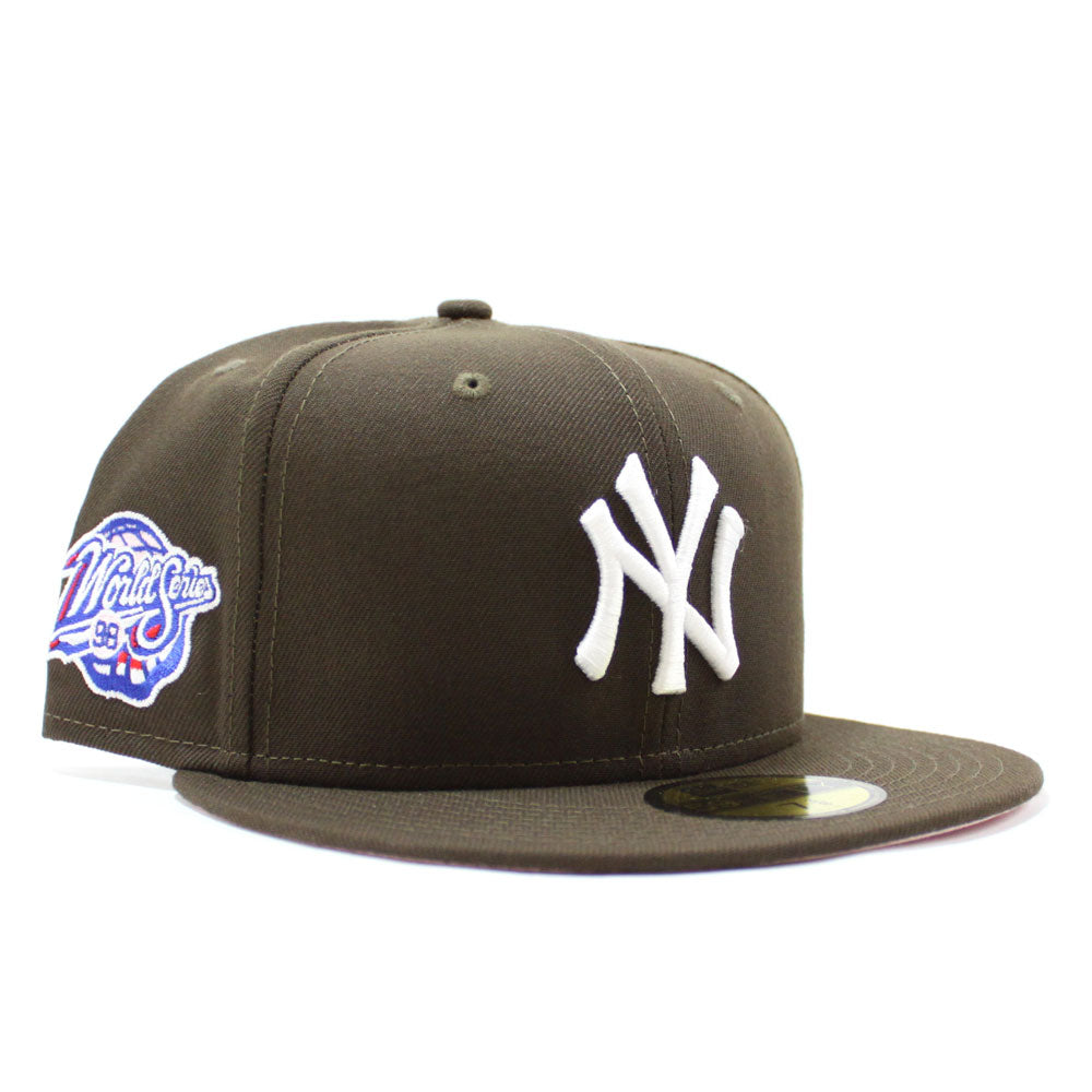 Brown Heart New York Yankees Pink Bottom 1998 World Series New Era 59F –  Exclusive Fitted Inc.
