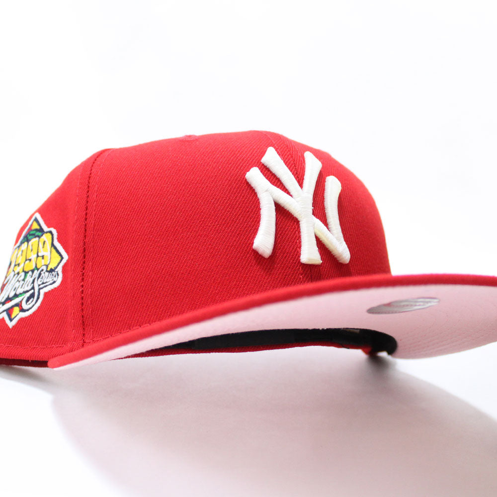 New Era 9FIFTY New York Yankees 1999 World Series Patch Snapback Hat - Red