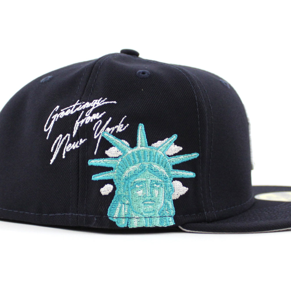  New Era NY New York Yankees 59FIFTY Cloud Icon Statue of  Liberty Fitted Cap, Hat (as1, Numeric, Numeric_7_and_1_Half) Navy Blue :  Sports & Outdoors