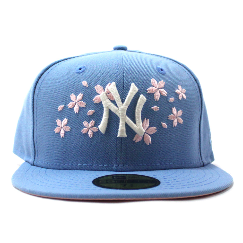 Baby Blue Yankees Hat Size 6 7/8