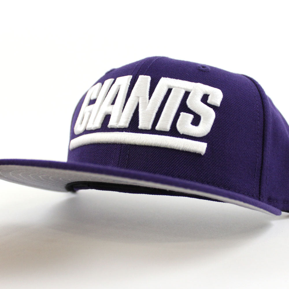 New York Giants New Era 59Fifty Fitted Hat (Purple Gray Under Brim) –  ECAPCITY