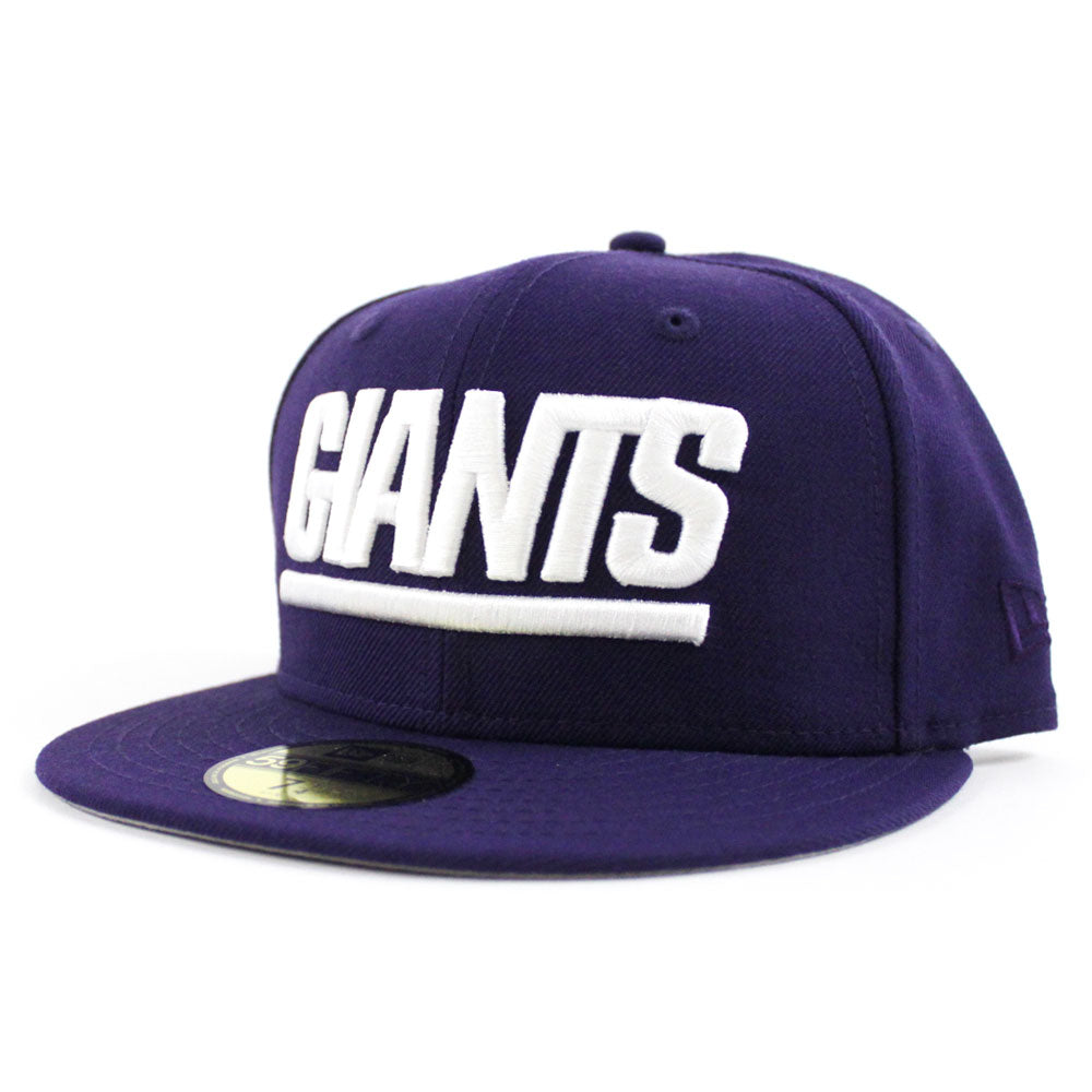 New York Giants New Era 59Fifty Fitted Hat (Purple Gray Under Brim) –  ECAPCITY