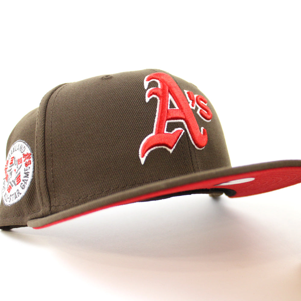 Oakland Athletics New Era 1987 MLB All-Star Game Red Undervisor 59FIFTY  Fitted Hat - Black