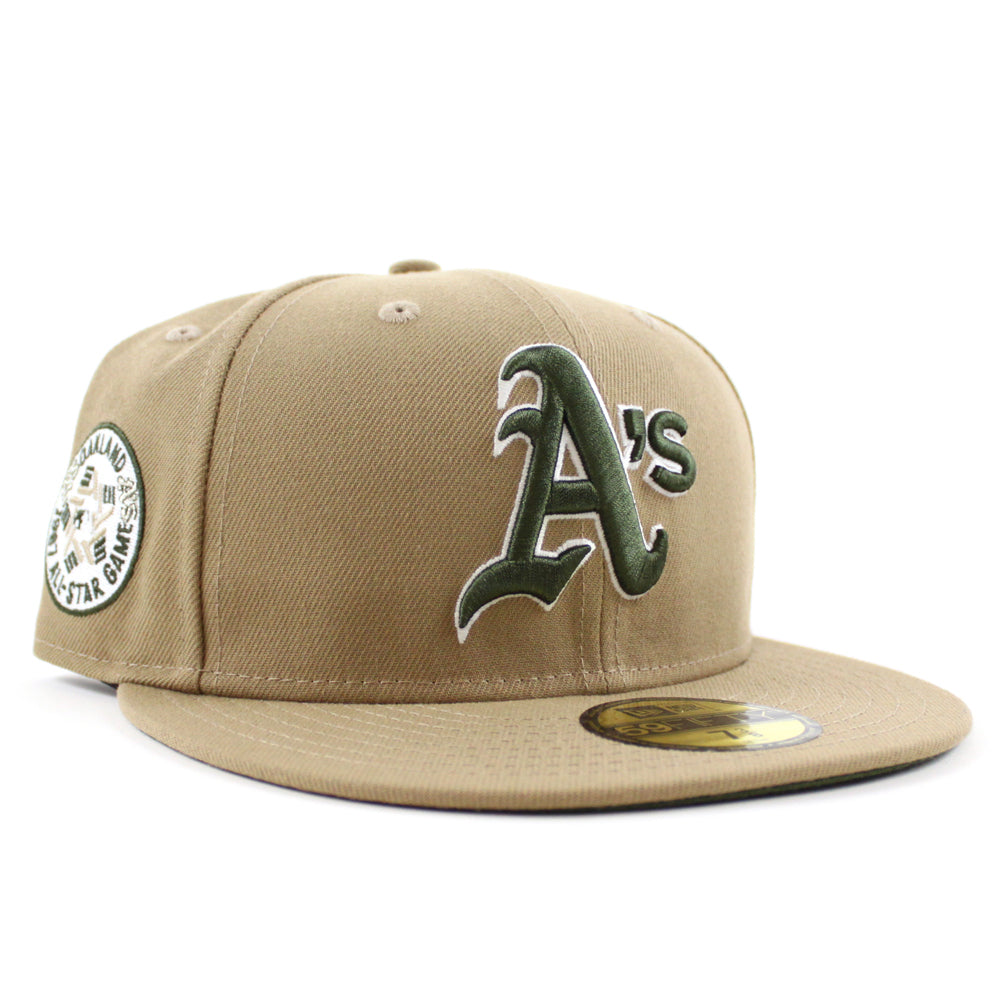 New Era Oakland Athletics Upside Down 59Fifty Fitted Hat Dark Green Men's -  FW21 - GB