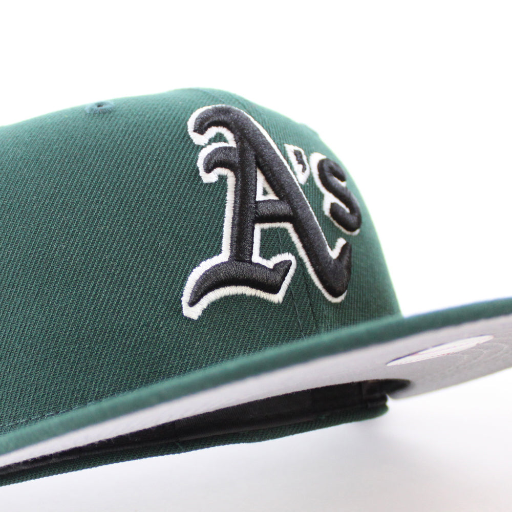 NEW ERA “BLOOMING” OAKLAND A'S FITTED HAT (DARK GREEN) – So Fresh Clothing