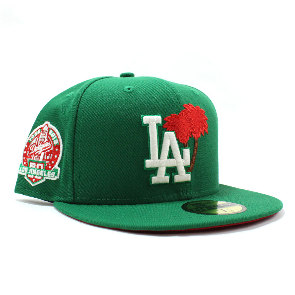 LOS ANGELES DODGERS 60TH SEASON RED PALM TREE ICY BLUE BRIM NEW ERA FI –  Sports World 165