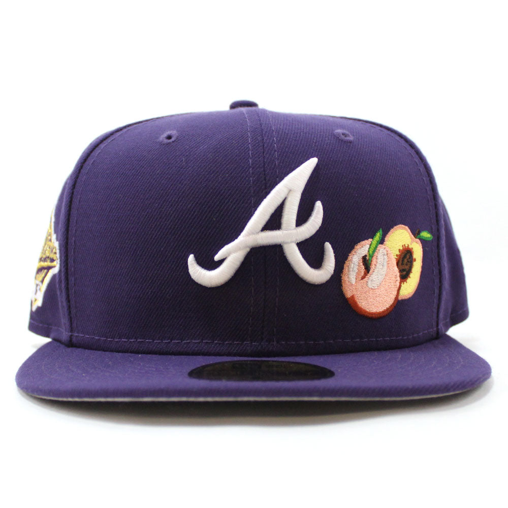 New Era, Accessories, Rare Authentic Offset X New Era Atlanta Braves  59fifty Peaches Culture Migos Hat