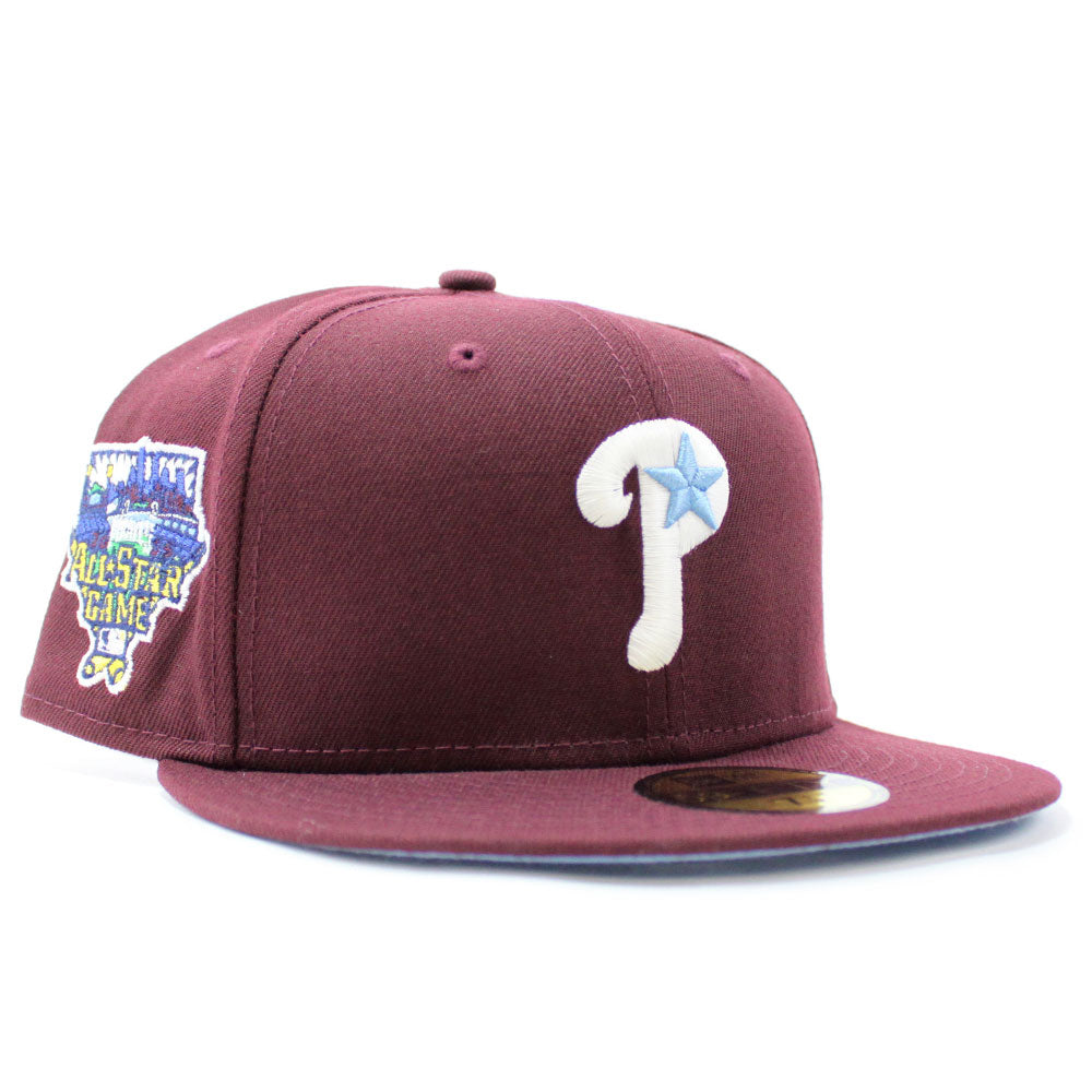 Youth Philadelphia Phillies Mitchell & Ness Light Blue/Maroon Head