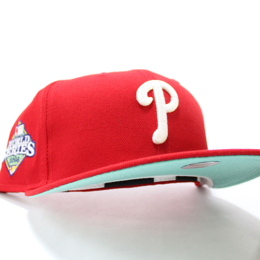 Hat Club Philadelphia Phillies 2008 World Series Icy UV 59FIFTY Fitted 7  3/8 🔥
