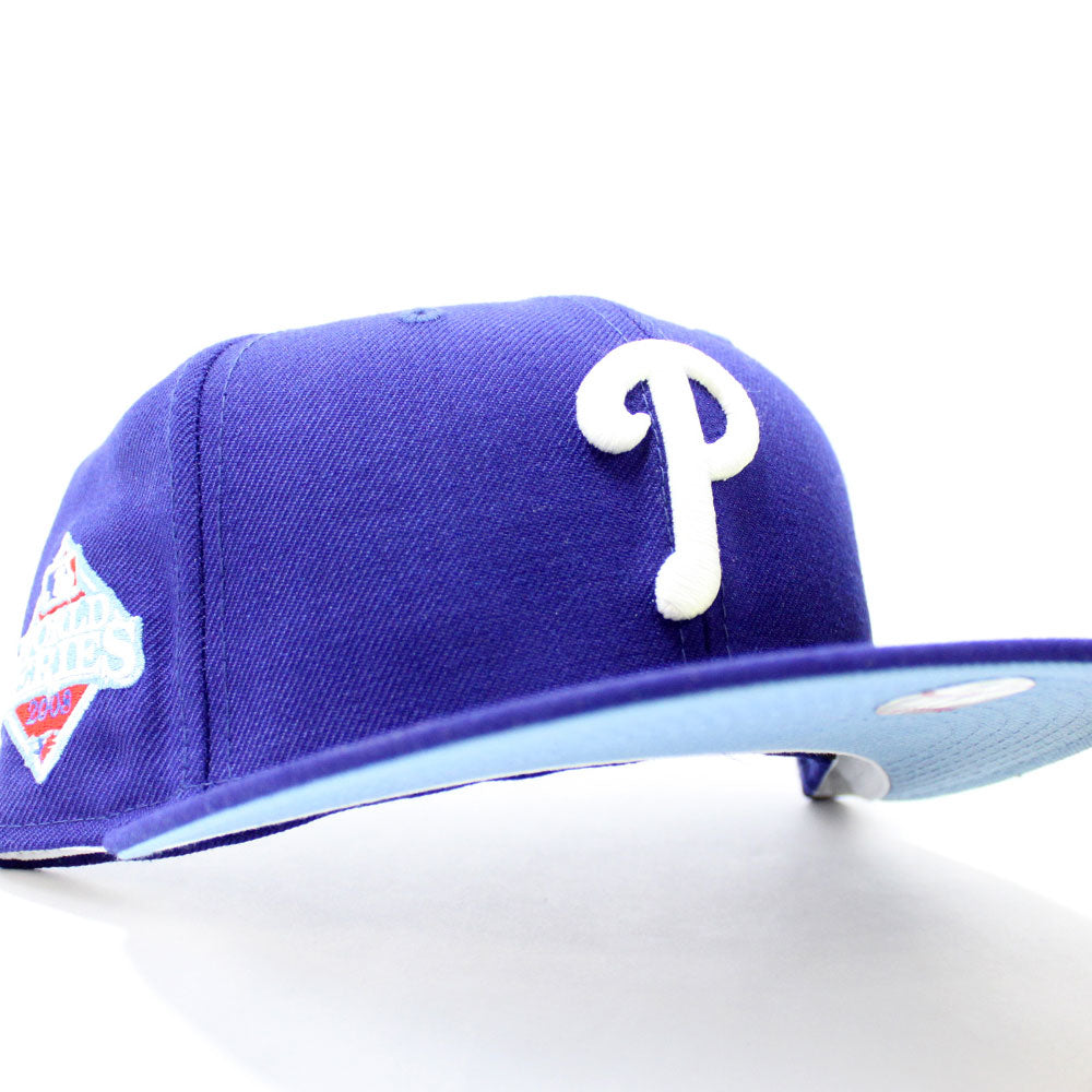 Sky Blue Philadelphia Phillies 2009 World Series New Era Fitted Hat –  Sports World 165