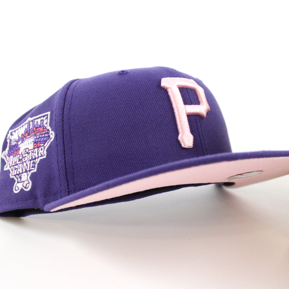 Pittsburgh Pirates 2006 All-Star Game 59Fifty New Era Fitted Hats (New  Orchid Pink Under Brim)