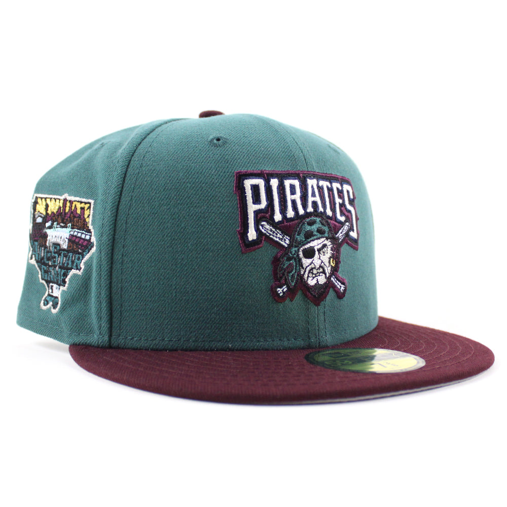 Pittsburgh Pirates 2006 All Star Game 59FIFTY New Era Fitted Hat (Chrome Misty Scarlet Under BRIM) 7 1/8