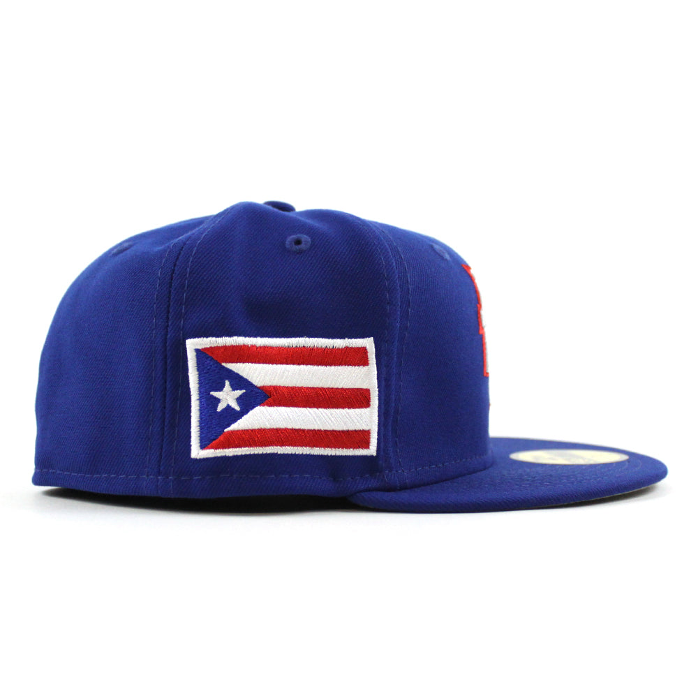Puerto Rico Hat 2023 World Baseball Classic KHAKI 7 1/8 Fitted