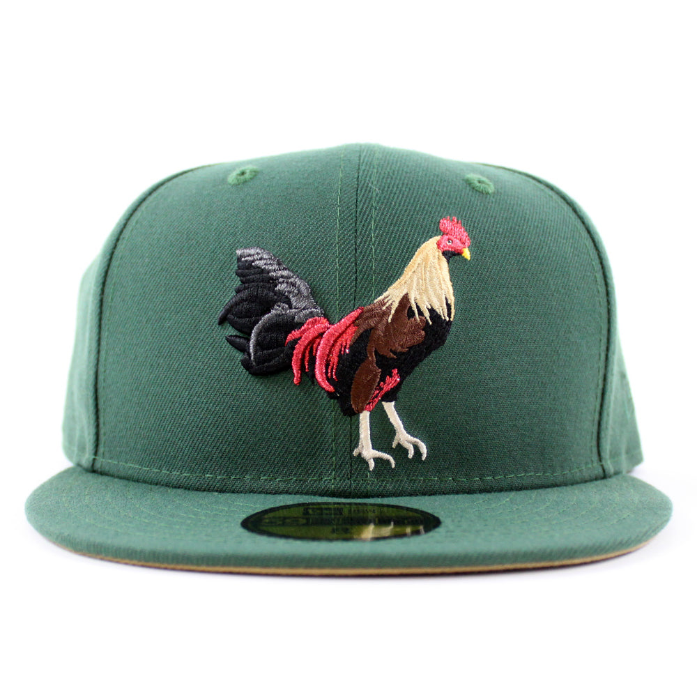 ROOSTER New Era 59Fifty Fitted Hat (Brown Real Tree Green Under Brim)