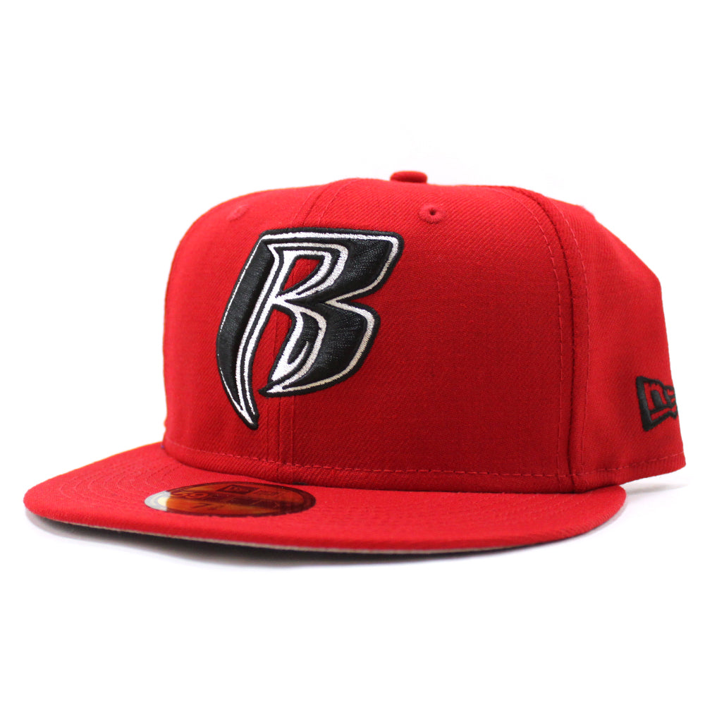 Ruff Ryders New Era 59Fifty Fitted Hat (Red Gray Under Brim)