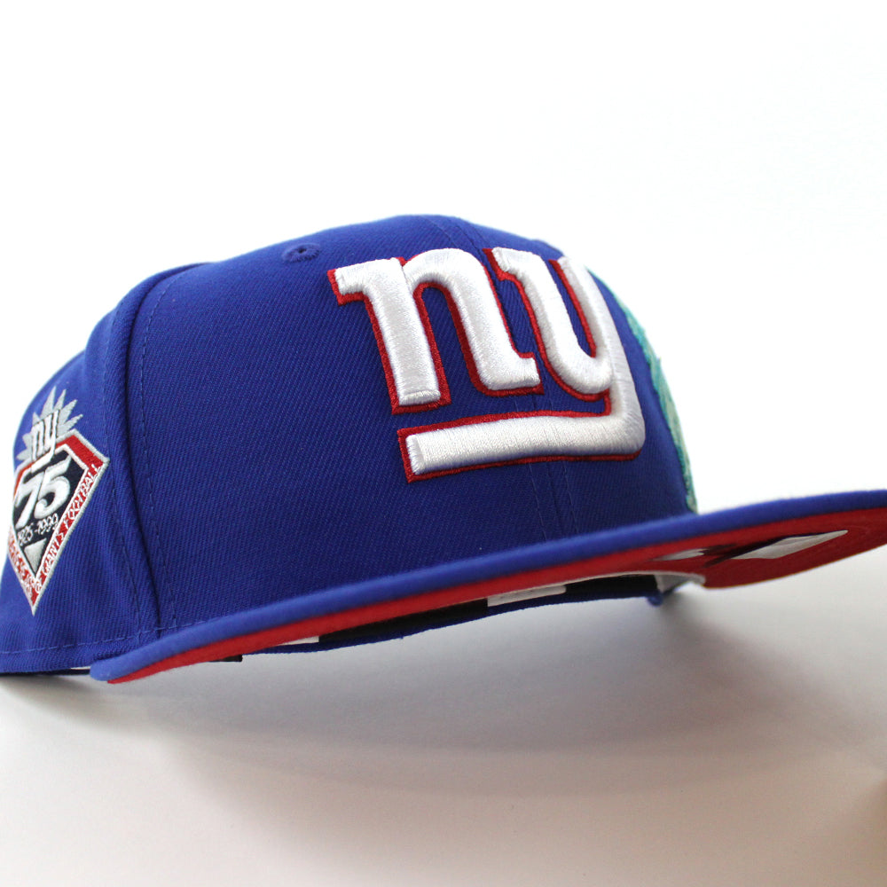 New York Giants New Era Heritage Series Fitted Hat Sz 8 Baseball Leather  Band