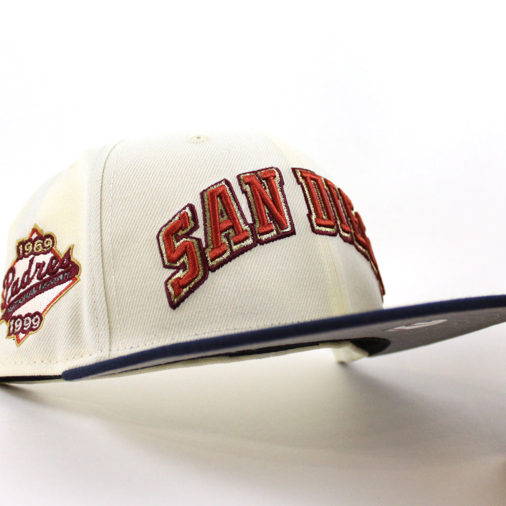 San Diego Padres 1969-1999 New Era 59Fifty Fitted Hat (Chrome