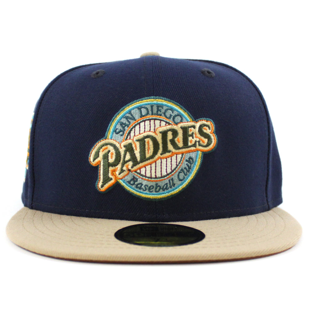 San Diego Padres STADIUM New Era 59Fifty Fitted Hat (OCEANSIDE CAMEL T ...