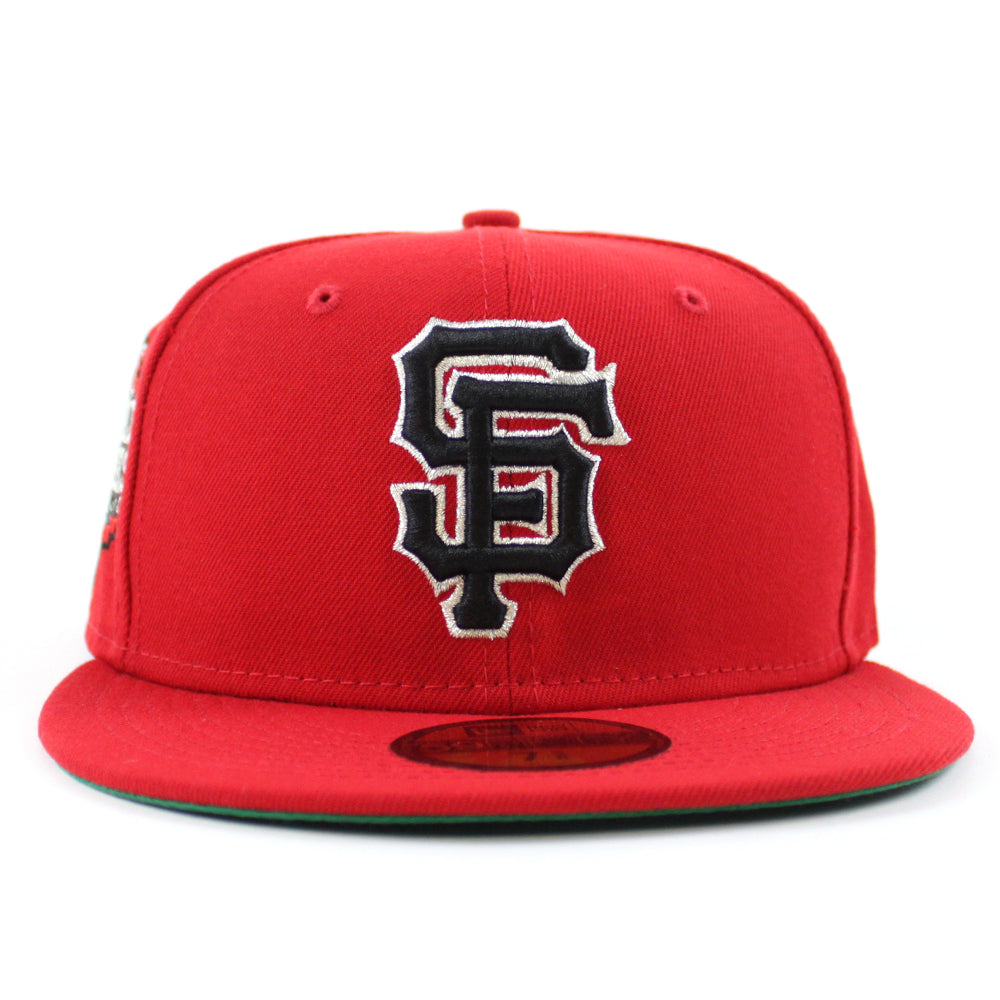 San Francisco Giants 2012 World Series New Era 59Fifty Fitted Hat (Red  Green Under Brim)