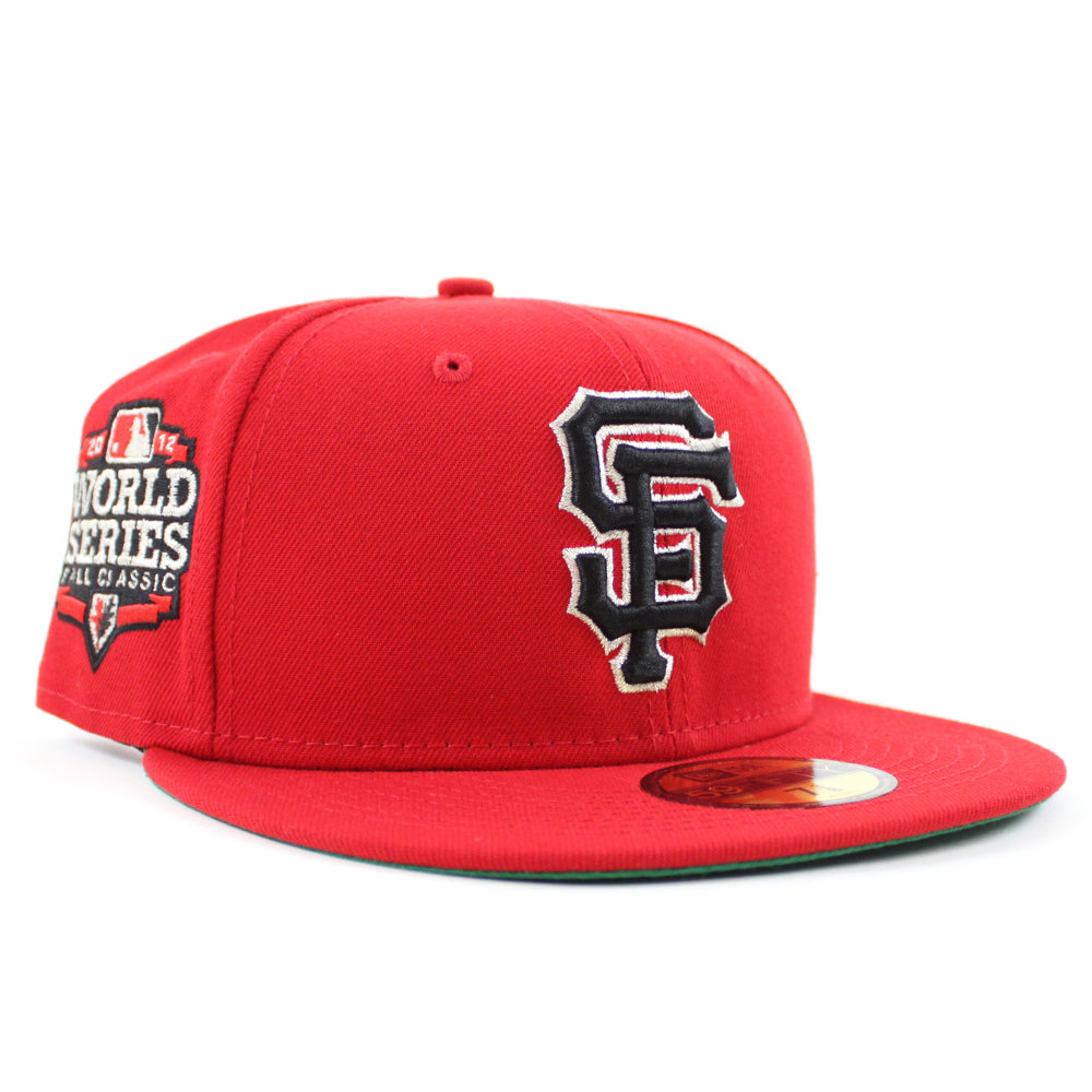San Francisco Giants New Era Retro 2012 World Series 59FIFTY Fitted Hat - Cream/Black 7 3/8