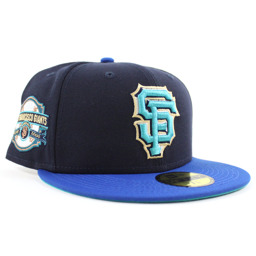 Shop New Era 59Fifty San Francisco Giants Blue Under Fitted Hat 70726159  blue
