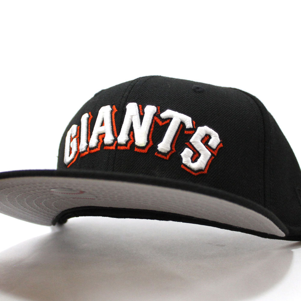 San Francisco Giants TIGERFILL New Era 59FIFTY Fitted Hat (Black Orange Under BRIM) 7 1/8