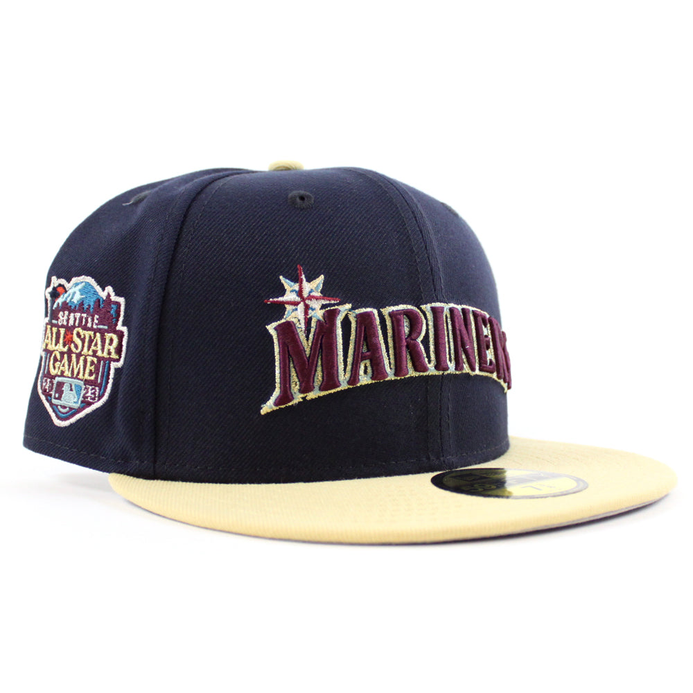 NEW ERA 59FIFTY MLB SEATTLE MARINERS ALL STAR GAME 2023 TWO TONE / GREY UV  FITTED CAP