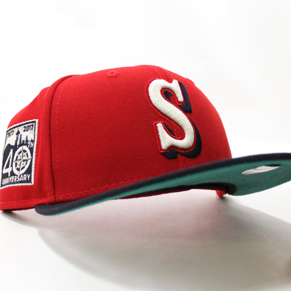 New Era Seattle Mariners Red Prime Edition 59Fifty Fitted Cap, EXCLUSIVE  HATS, CAPS