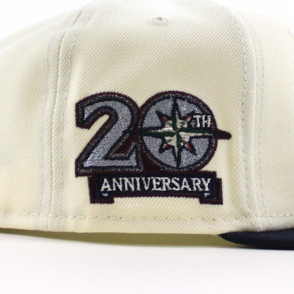 Seattle Mariners 20TH Anniversary New Era 59Fifty Fitted Hat (Brick Re –  ECAPCITY