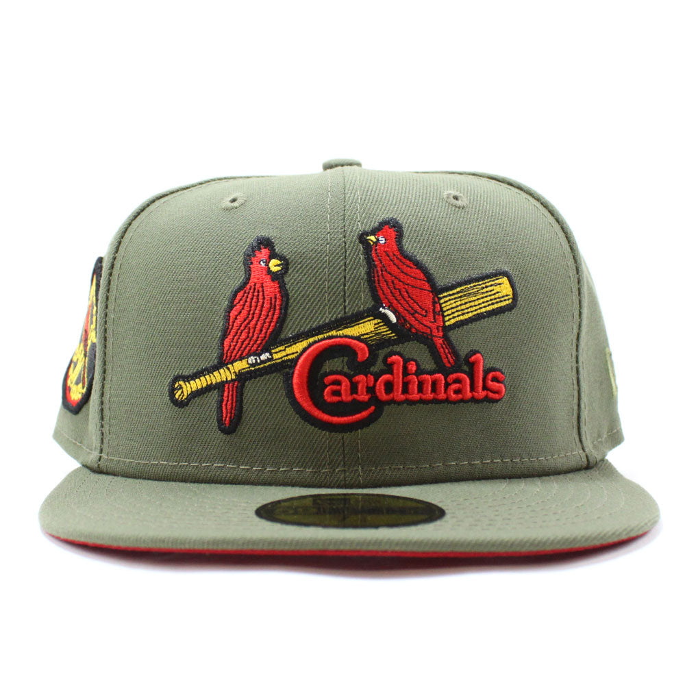 New Era 59Fifty St. Louis Cardinals Pinstripe Day Fitted Hat Camel