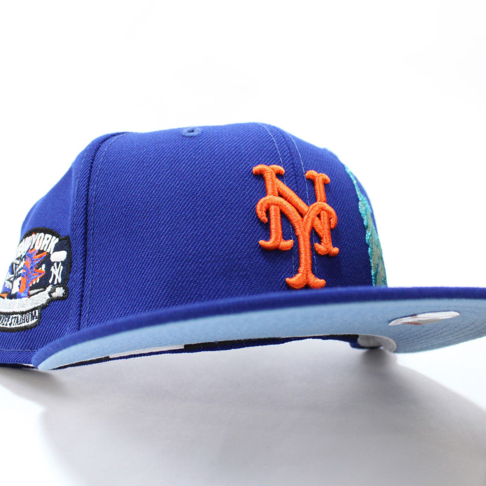 Statue Of Liberty New York Yankees Subway Series New Era 59Fifty Fitted Hat  (Orange Blue Tint Under Brim)